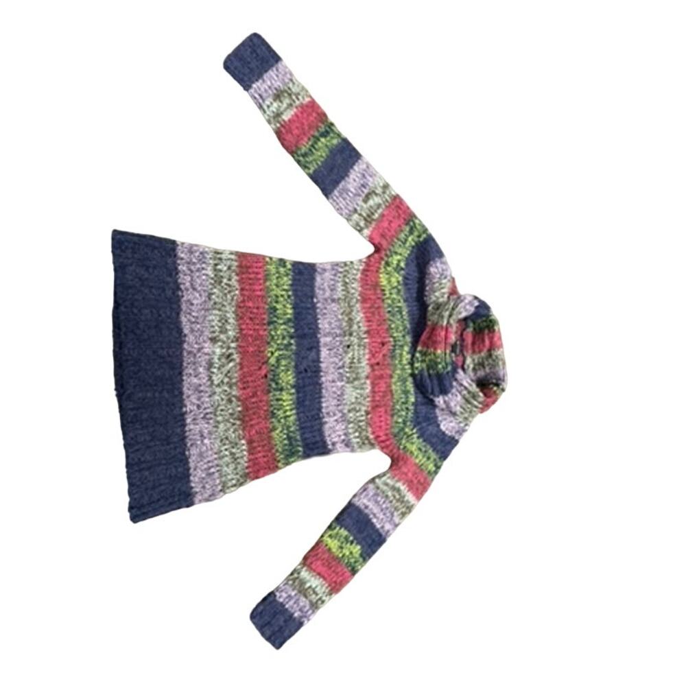 "NEW DIRECTION",Colorful, Size M , Soft‎ and Fuzzy ,MOHAIR?,Cowl Neck Sweater - Picture 4 of 9